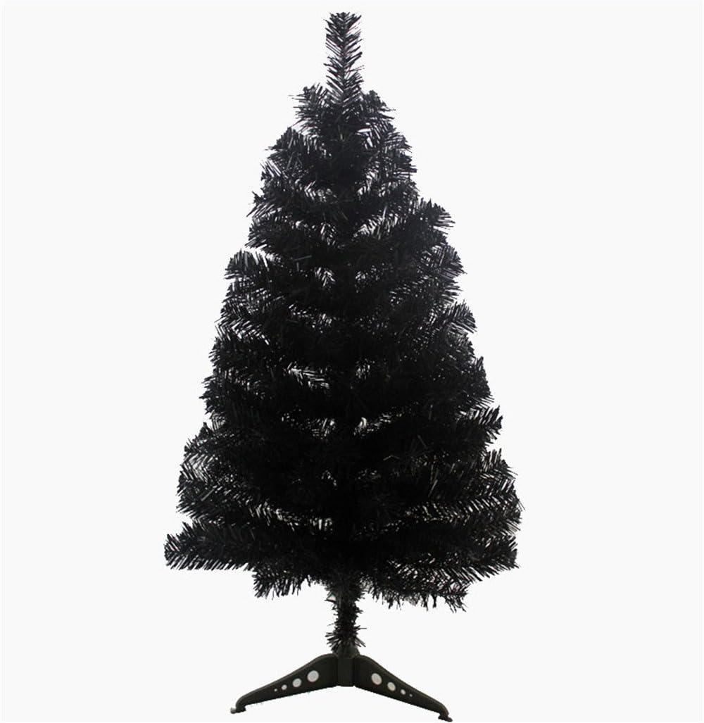 3ft Christmas Tree Artificial with Plastic Stand Home Office Christmas Holiday Decoration, Black