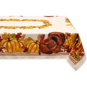 YiHomer Fall Thanksgiving Tabletop Collection for Kitchen Dining Decoration Parties Harvest, Harvest Party, Tablecloth, 60 x 102 Rectangle