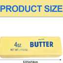 Butter Squishy,Slow Rising Squishy,Stress Relief & Fidget Toys,Butter Stick Slow Rising Squeeze Food Fidget Toy for Office School,Party Favor Gift (Butter Sticks)