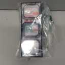 6 Pack Case with Tempered Glass Screen Protector for Apple Watch Series 11 Series 10 46mm, Ultra-Thin Scratch Resistant Full Protective Hard PC Bumper Cover for Apple Watch 46mm (Black/Clear/Starlight/Silver/Blue/Green)