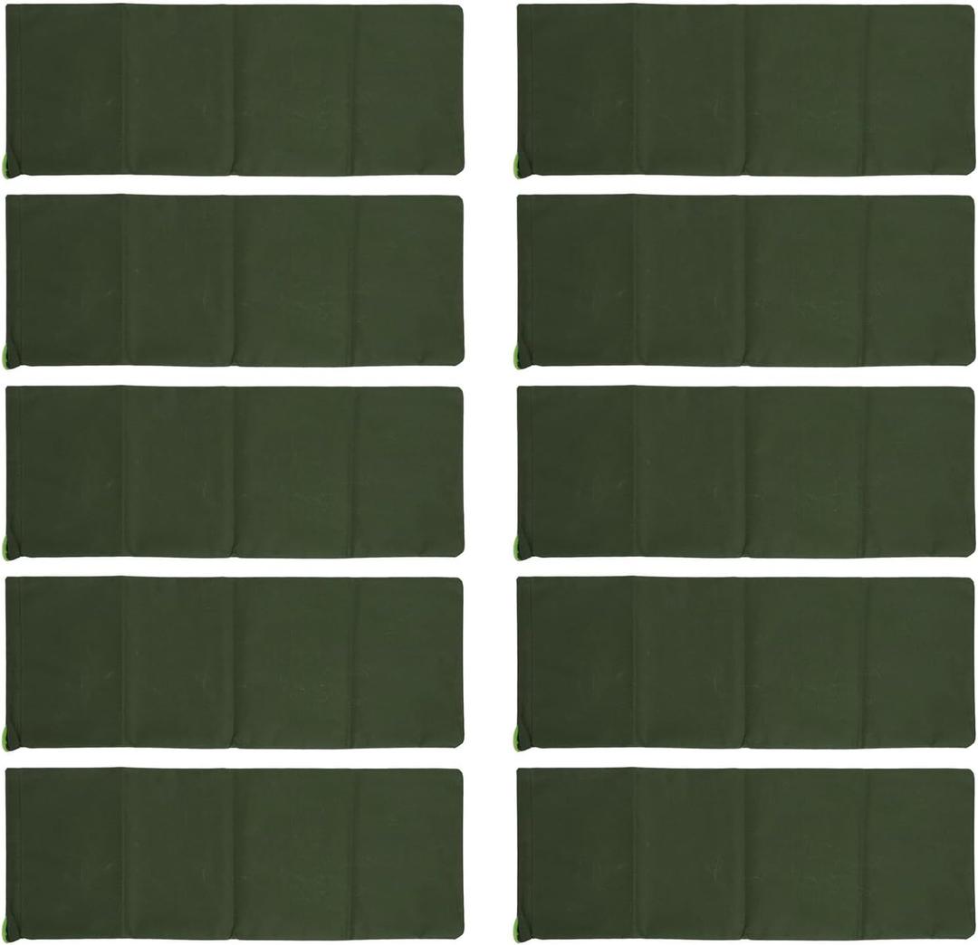Flood Barriers for Home, Water Activated Barrier, Barrier Water Flood Dam Bags, 10PCS Water-Activated Flood Dam Bags, Quick Unfold, Portable 600D Polyester Barriers for Home and Emergency Use