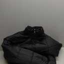 Gihuo Women' s Cropped Quilted Puffer Jacket Outerwear Coats (Medium, Black)