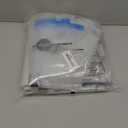 Amazon Basics Vacuum Compression Space Saving Storage Bags with Hand Pump for Clothes Packing, Jumbo, Clear, Pack of 6