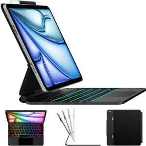 typecase Edge Keyboard Case for iPad Air 11-inch(M3/M2, 2025/2024), iPad Pro 11-inch(4th/3rd/2nd/1st Gen) & iPad Air 10.9-inch 5/4th Gen, Multi-Touch Trackpad, 11-Color Backlight, Black typecase Edge Keyboard Case for iPad Air 11-inch(M3/M2, 2025/2024), iPad Pro 11-inch(4th/3rd/2nd/1st Gen) & iPad Air 10.9-inch 5/4th Gen, Multi-Touch Trackpad, 11-Color Backlight, Black
