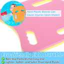 4 Pack Swimming Kickboard for Kids, Contour Kick Board with Handles for Beginners,Swim Kick Board for Swimming Training U Design EVA Foam Swim Board for Beginner Float Exercise Equipment