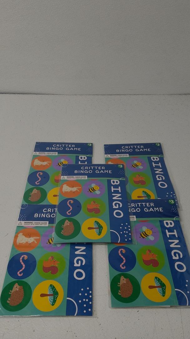 Critter Bingo Game 5 Pack