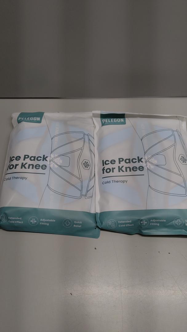 Knee Ice Pack Wrap  Adjustable Ice Pack for Knees Surgery, Replacement, Arthritis Pain, ACL, Sports Injuries, Post Surgery, for Long Duration  2 Pack