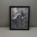 18x22 Picture Frame with Polished Plexiglass - Black Picture Frame - Wide Photo Frames Made of Engineered Wood for Vertical or Horizontal Wall Display - Epic Collection - Black