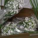 30 Pcs Babys Breath Artificial Flowers, Baby Breath Flowers Artificial Bulk, Real Touch White Fake Flowers, Faux Babies Breath Gypsophila for Wedding Home Decor Floral Arrangement