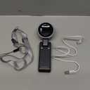 Portable Handheld Turbo Fan, 5 Gear Wind, Battery Operated, Up to 12 Working Hours, 3 IN 1 Hand Fans with Air Turbo Tech Cooling Fan for Outdoor Activities, Travel, Beach (Black)