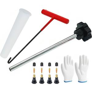 Quick Tire Valve Change Tool, Tire Valve Stem Core Quickly Replacement Tool Kit for Cars, Trucks, Motorcycles, etc (7PCS)