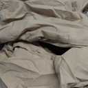 JIYUAN Oversized Queen Duvet Cover Set, 3-Piece - 100% Washed Cotton, Linen-Like Soft & Breathable with Zipper Closure, Includes 98x98 Inch Cover & 2 Pillowcases, Heathered Tannish Linen Grey