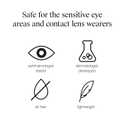 Neutrogena Gentle Oil-Free Eye Makeup Remover & Cleanser for Sensitive Eyes, Dissolves Waterproof Mascara, Non-Greasy Liquid Makeup Remover, Dermatologist & Ophthalmologist Tested, 8 fl. oz