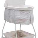 Delta Children Deluxe Soothing Dreams Bassinet, Grey Windchime