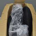 Bar Stool Covers Set of 4, Stool Covers Round with Elastic Band Pad, Soft Stool Seat Covers, Nonslip and Washable, 12 Inch, Black
