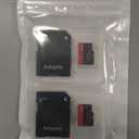 2 Pack Micro Memory Card 128GB Class 10 with Adapter High Speed Memory Card for Tablet,Drone