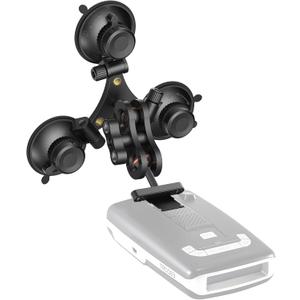 Radar Detector Mount, Triangular Suction Cup Mount,Windshield Radar Detector Suction Cup Bracket (for MAX, MAX2, 2015-2019 MAX 360 Radar)