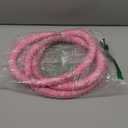 Weighted Exercise Hoop, Adult Soft Tube Weighted Hoop, 3.3LB Foldable Soft Tube Hoop, no Pinch, no Waist Injury. (Pink)