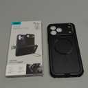 ESR for iPhone 17 Pro Max Case with Stash Stand, 7X Military-Grade Drop Protection with Camera Control, Shock-Absorbing Phone Rugged Cover, Compatible with MagSafe Accessories, Cyber Series, Black