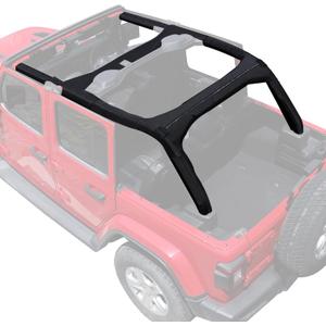 BESTAOO Roll Bar Padding for 2018-2023 Jeep Wrangler JL Unlimited 4 Door, Black Neoprene Roll Cage Full Protector Cover