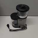 Kaffe Electric Burr Coffee Grinder (5.5oz) w/Adjustable Coarseness Settings - Flat Burr - [New Upgraded Motor ] - Precision Coffee Bean Grinder for Home Use - Black