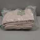 jinchan Chenille Blackout Curtains 84 Inches Long 2 Panels Light Pink Thermal Insulated Curtains for Bedroom Living Room Triple Weave Noise Reducing Nursery Drapes Back Tab Girls Room Curtains 50x84