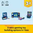 LEGO Creator 3 in 1 Retro Gaming Console Building Toy for Boys & Girls - Kids Build a Console, Mini Arcade Game, or Mini Computer - Gift Idea for Gaming Fans, Ages 8+ - 31380