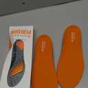 SOF SOLE ATHLETE Performance Men's Insoles - PU Foam & Gel Inserts - Heel-to-Toe Cushioning, Support, & Moisture Control, - Lightweight Comfort & Stability - Ideal for Runners, Walkers, Athletes (9-10.5, Orange)