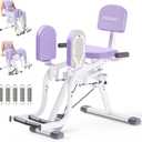 Hip Adduction Abduction Machine for Home Gym, 5-Level 29-165lbs Adjustable Resistance Compact Inner and Outer Thigh Workout for Women, Glute Machines for Strength Training
