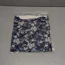 ONLYSHE Women's Summer Floral Shirts Ladies Casual V Neck Tunic Tops Henly Puff Sleeve Blouse for Leggings (XXL)