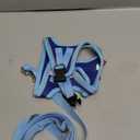 Cat Vest Harness and Leash Set for Walking Escape Proof, Adjustable Kitten Harness Breathable Mesh with Reflective Strips Harness for Kitty Puppy Bunny (Blue, S)