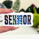 3 Pcs Senior 2026 Sticker Pack  Class of 2026 Graduation Stickers for Seniors, Senior Year Vinyl Decals Waterproof for Laptop, Water Bottle, Car, Journal, Gift for Students (Hologram, 3 inch)