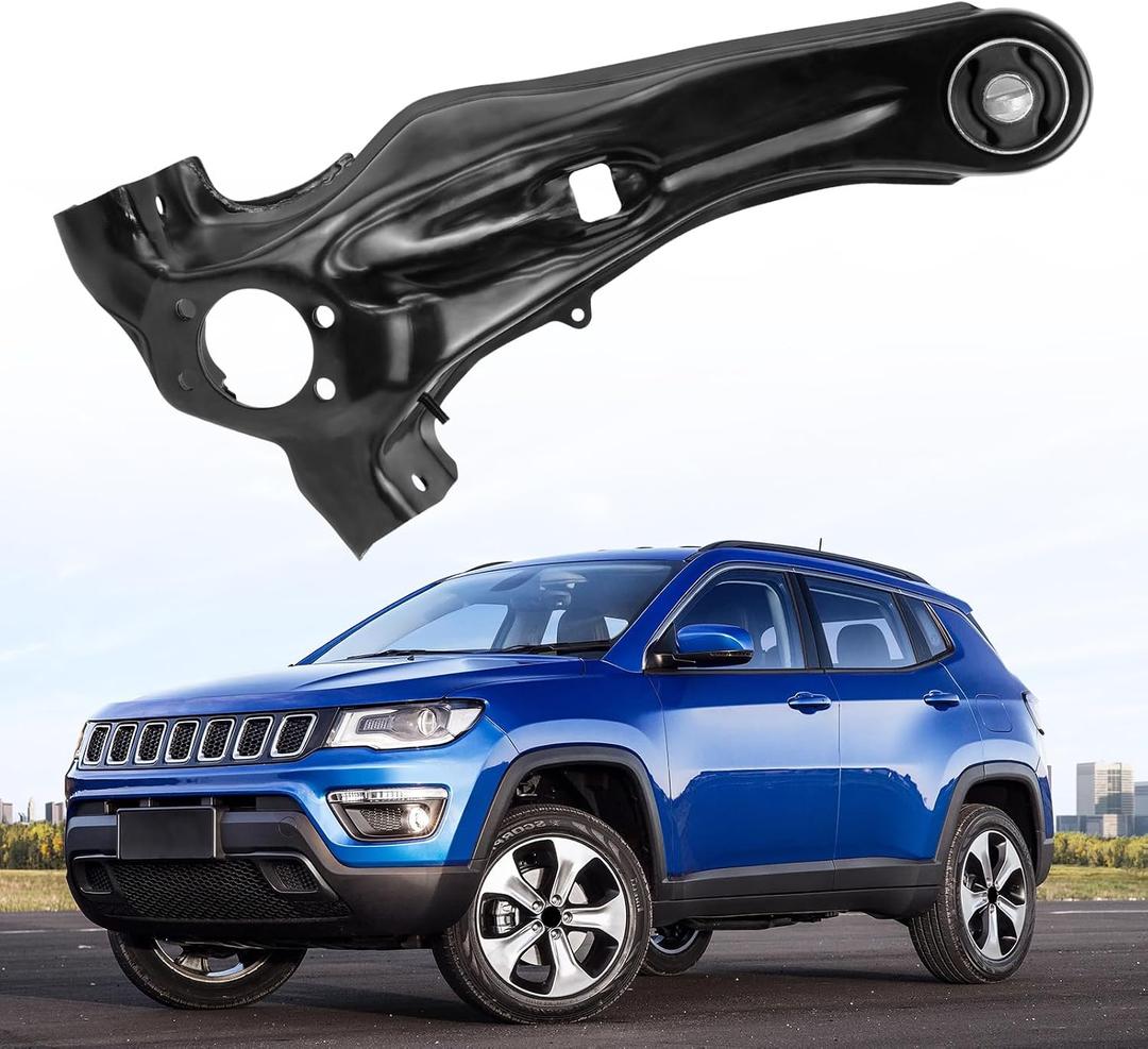 Rear Link Suspension Trailing Arm Bushing Compatible with Jeep Compass 2007-2016, For Jeep Patriot 2007 2008 2009 2010 2011 2012 2013 2014 2015 2016 2017 Replace for 5105927AA (Left Driver Side)