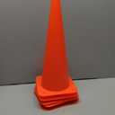 12 Inch Traffic Training Sports Cones, [5Pack] Orange Safety Cones, Soccer Basketball Cones for Drills, Plastic Marker Cones for Indoor/Outdoor Activity & Festive Events
