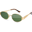 livho 2025 Trendy Oval Sunglasses - Stylish Polarized Shades for Everyday - Retro Metal Frames