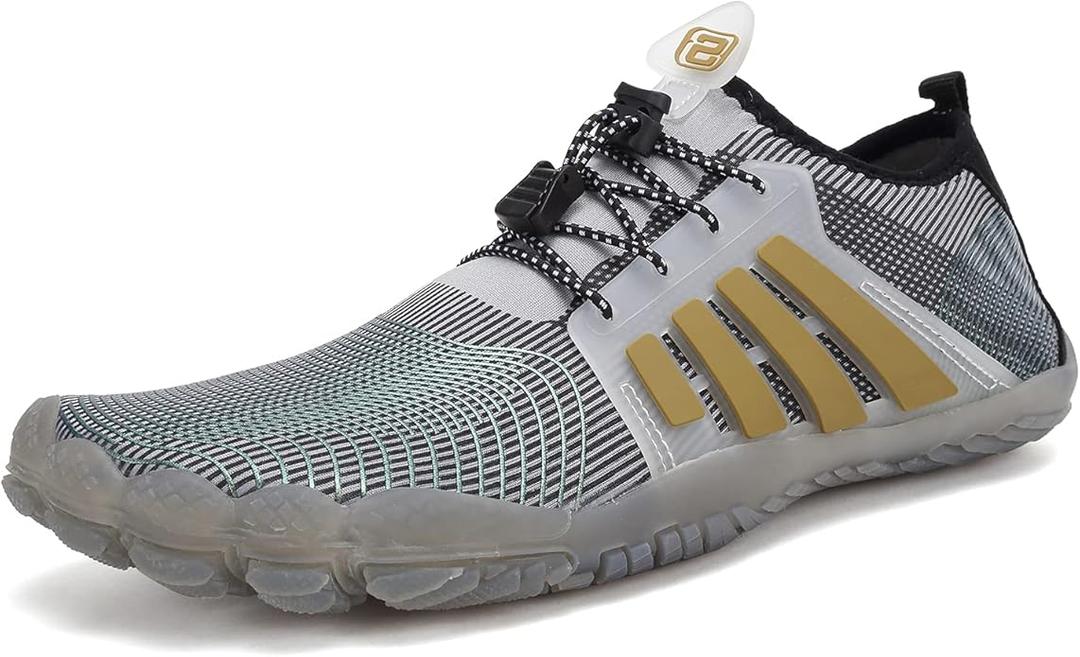 Water Shoes for Men Barefoot Quick-Dry Aqua Sock Outdoor Athletic Sport Shoes for Kayaking, Boating, Hiking, Surfing, Walking Size: 11.5 Women/10.5 Men