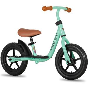JOYSTAR 12" Toddler Balance Bike for Girls & Boys, Ages 18 Months to 5 Years, Kids Push Bike with Footrest & Adjustable Seat Height, First Birthday Gifts for 2-5 Boys Girls
