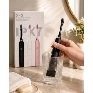 Sonic Electric Toothbrush, 5 Modes, 4 Heads, USB Rechargeable
5 Cleaning Modes, 34000 Strokes/Min, 4 Brush Heads, USB Rechargeable, IPX7 Waterproof, Deep Cleaning