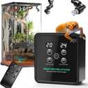 Reptile Mister Humidifier Reptile Mister System with Timer  Auto Terrarium Misting System for Chameleons, Snakes, Frogs, Lizards & Turtles