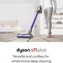 Dyson V11 Plus Cordless Vacuum Cleaner, Nickel/Purple, Large
