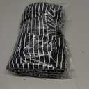 3 x Amazon Essentials Women's Long-Sleeve Open-Front Long Cardigan (Black White Horizontal Stripe)