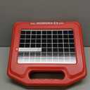 Andmon 50 Miles Solar Electric Fence Charger, 0.95 Joule High-Power Solar Fence Charger for Livestock, Horses, and Wildlife Control, Solar Electric Fence with Easy Installation