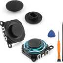 2Pack Joysticks Replacement for Sony PSP 1000 1001 3D Analog Sensor Module for PSP 1000 1001 Joystick Thumbstick Cap Replacement Accessories Parts with Repair Tools