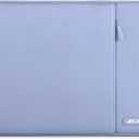 MOSISO Laptop Case 15 inch, 15 inch Laptop Sleeve Compatible with MacBook Air 15 M4 A3241 M3 A3114 M2 A2941 2025 2024 2023,Dell XPS 15,Polyester Vertical Computer Sleeve Bag with Pocket, Pastel Blue