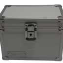 Vaultz Locking Index Card File with Flip Top, Holds 450 4 x 6 Cards, 7 x 5 x 5, White (VZ01171)