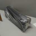 Mailboxes for Outside, Galvanized Steel Medium Black Metal Mailbox, 20 x 8.7 x 6.7 Inches