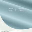 ODODOS High Waist Workout Shorts for Women Tummy Control Workout Gym Athletic Biker Shorts-8" Inseam, Black Chambray, Medium (M)