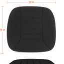 kingphenix Car Seat Cushion with 1.2inch Comfort Memory Foam, Seat Cushion for Car and Office Chair (Black)