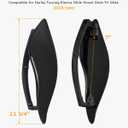 PBYMT Side Wings Air Deflectors, Fairing Side Wing Windshield, Black Adjustable Wind Deflectors Compatible for 2014-2024 Harley Electra Glide Street Glide Tri Glide Ultra Limited Fairing Side Shield