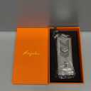 6-in-1 Torch Lighter with Twin Nubber, Auto-Pop V-Shape Clipper, Draw Enhancer, Holder and Punch, Refillable & Adjustable Windproof Butane Lighter, Premium Gift Box for Men & Travel Essential